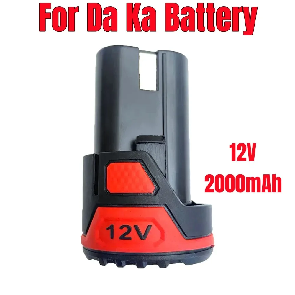 

For Da Ka Electric Tool Drill Bit Screwdriver With Large Capacity Rechargeable Lithium-Ion Battery, 12V, 2000mAh