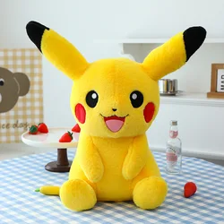 30-75cm Big Pokémon Pikachu Plush Toy Cartoon Large Pikachu Plush Pillow Soft Stuffed Pokemon Pikachu Doll Kids Birthday Gifts