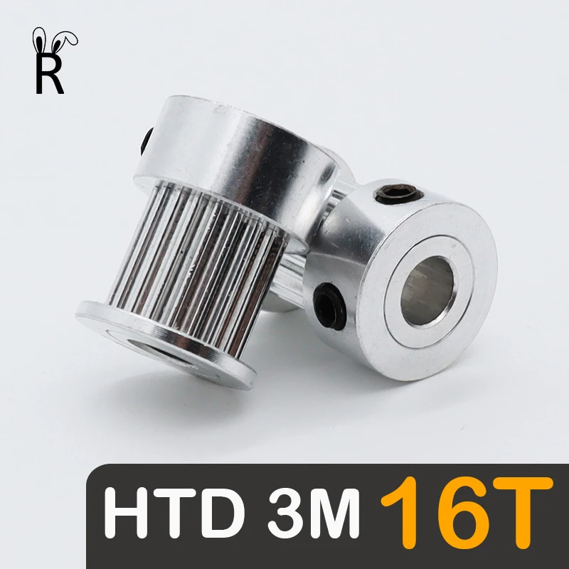 

HTD 3M 16Teeth Synchronous Wheels Gears Bore 4/5/6/6.35/7/8/10mm 3M 16T Pulley Belt Width 6/10/15mm HTD3M Pulleys Timing Pulley