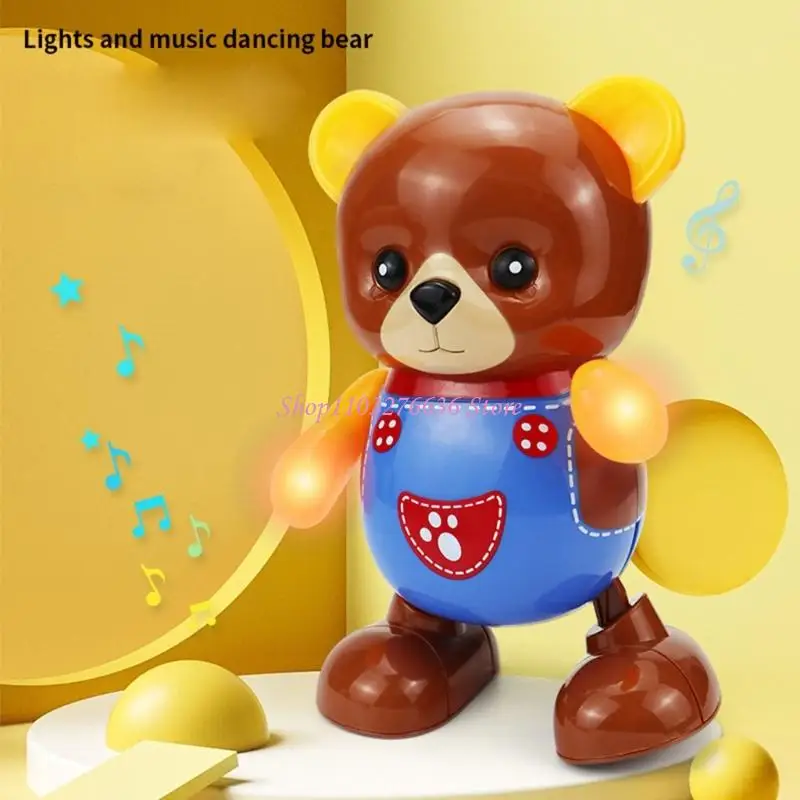 R6FD Toddler Educatieve Penguins Toy Musical Dance Light Robot Toy Auditory Playset