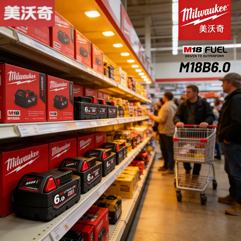 

Original 18650 Cell M18 Red Lithium 18V 5.0Ah 6.0Ah Fast Charging Durable Battery