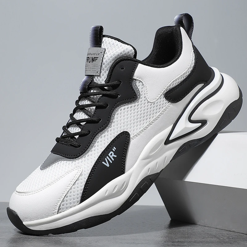 

Men's Shoes 2026 Spring New Sports Casual Shoes Men's Trendy Versatile Breathable Mesh Running Shoes for Men