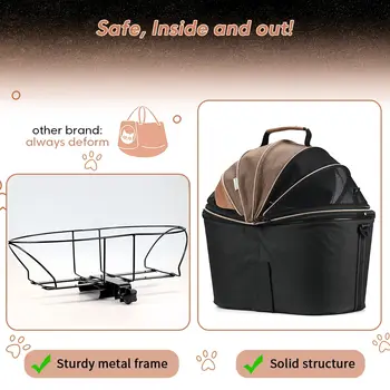 8 best sales سلة دراجة للكلاب - №3