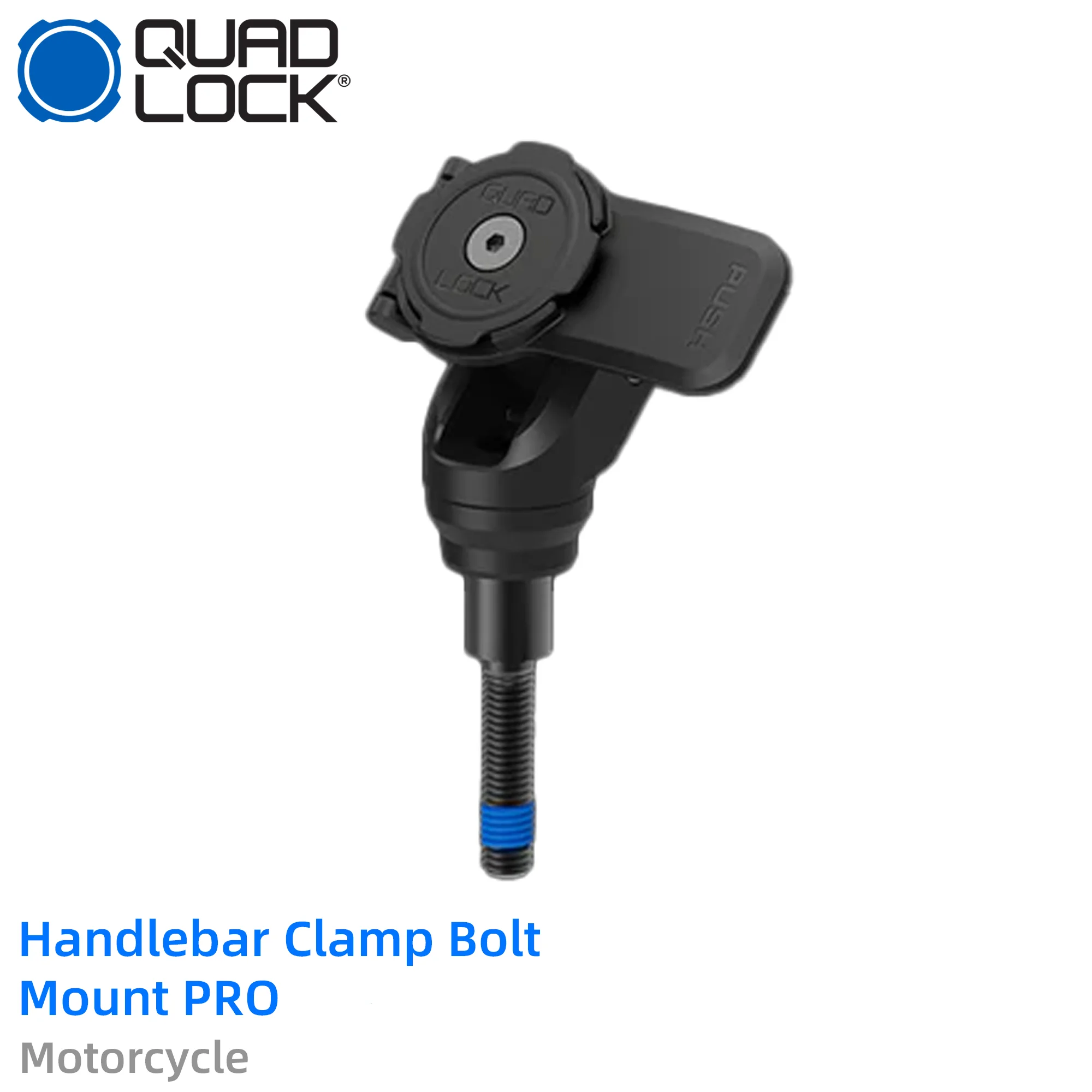 

Quad Lock Motorcycle Handlebar Clamp Bolt Mount PRO