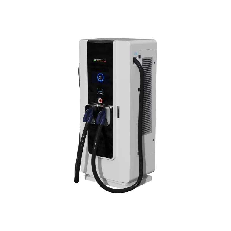 New 120KW OCPP1.6J CCS2 DC Floor-mounted FAST EV Charger IP54 Multi-Language  Payments CE Certified