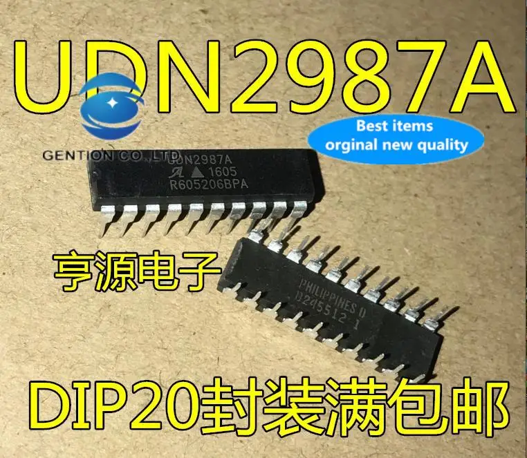 5pcs 100% orginal new  UDN2987 UDN2987A DIP20 8-channel audio driver chip