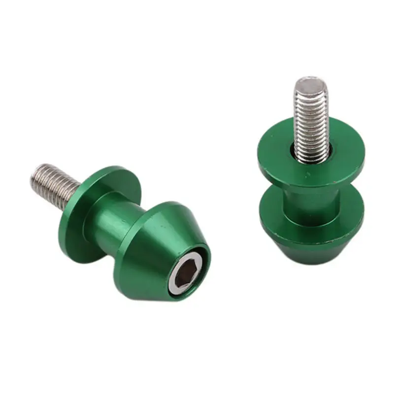 8/10mm Aluminum Motorcycle Stand Swingarm Spools Slider Stand Screw Swingarm Motorcycle Accessory-2Pcs