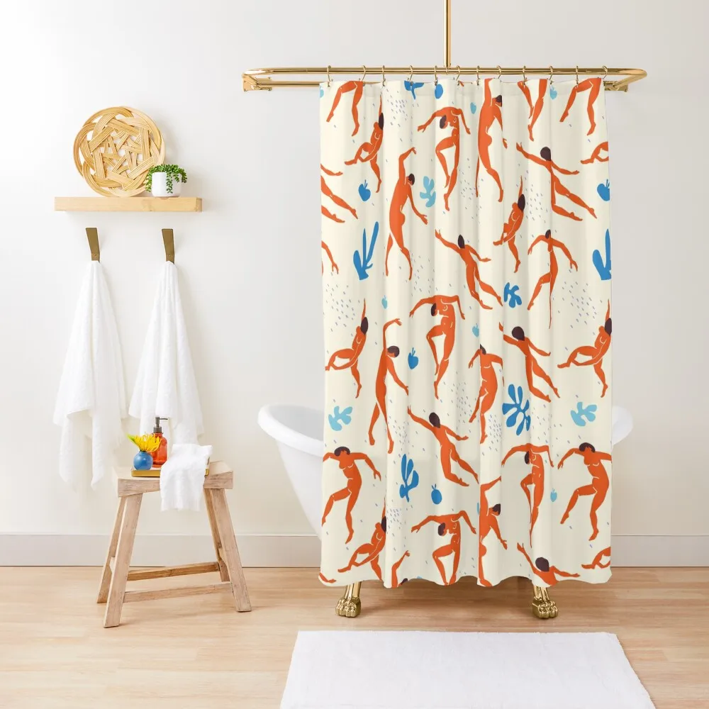 

Dancers - Inspired by Matisse Shower Curtain Window Curtain Curtain For Bath