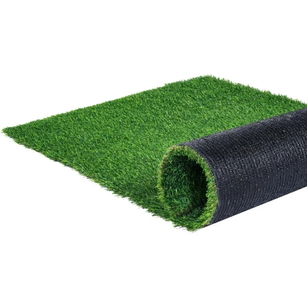 

Artifical Grass Turf, Thick Grass Rug Indoor Outdoor, 1.38" Realistic Synthetic Grass Mat with Drainage Holes