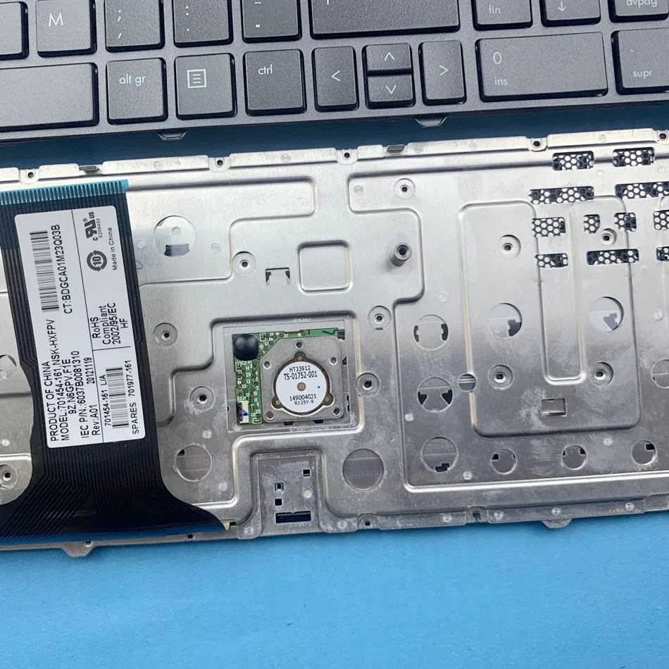 Latin Laptop Keyboard For Hp Elitebook 8760w 8770w With Point LA Layout