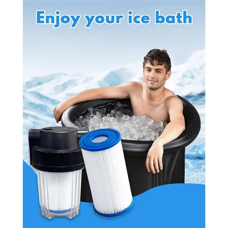 NEW!A61I 10Pcs Ice Bath Water Filter 5