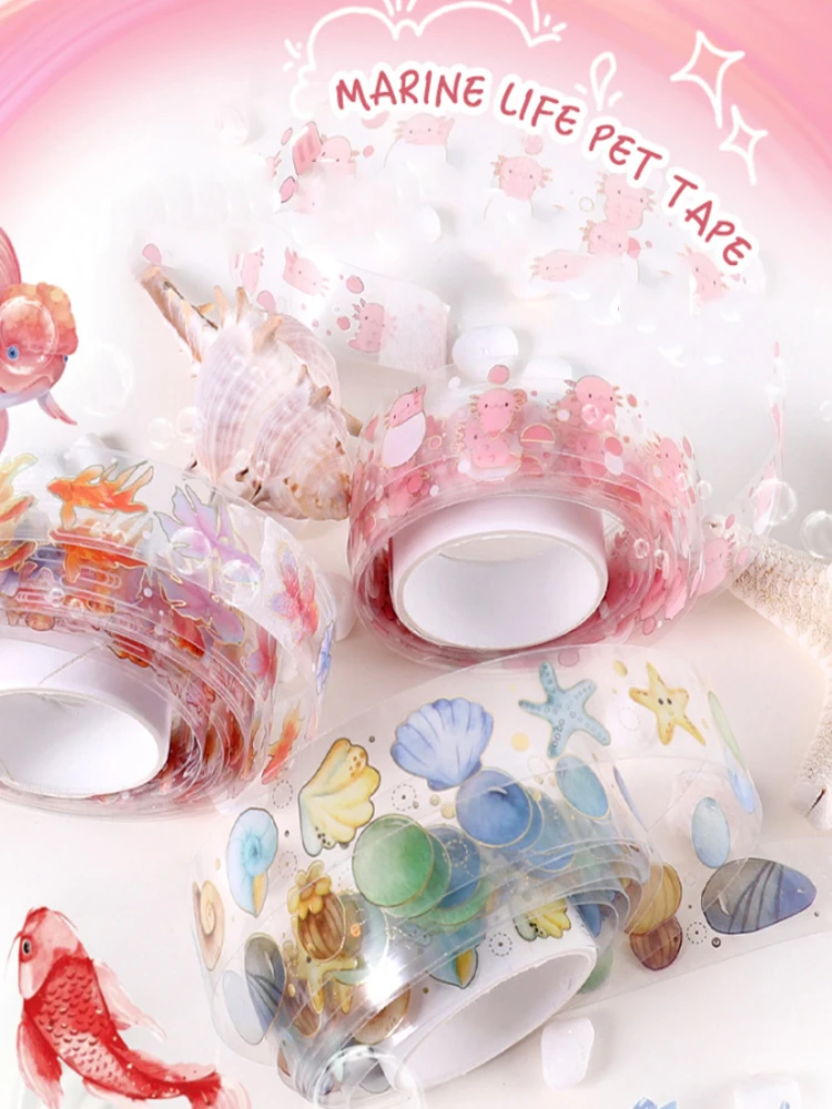 12 Volumes - Colorful Dream PET Notebook Material Tape DIY Scrapbook Handmade Art Production