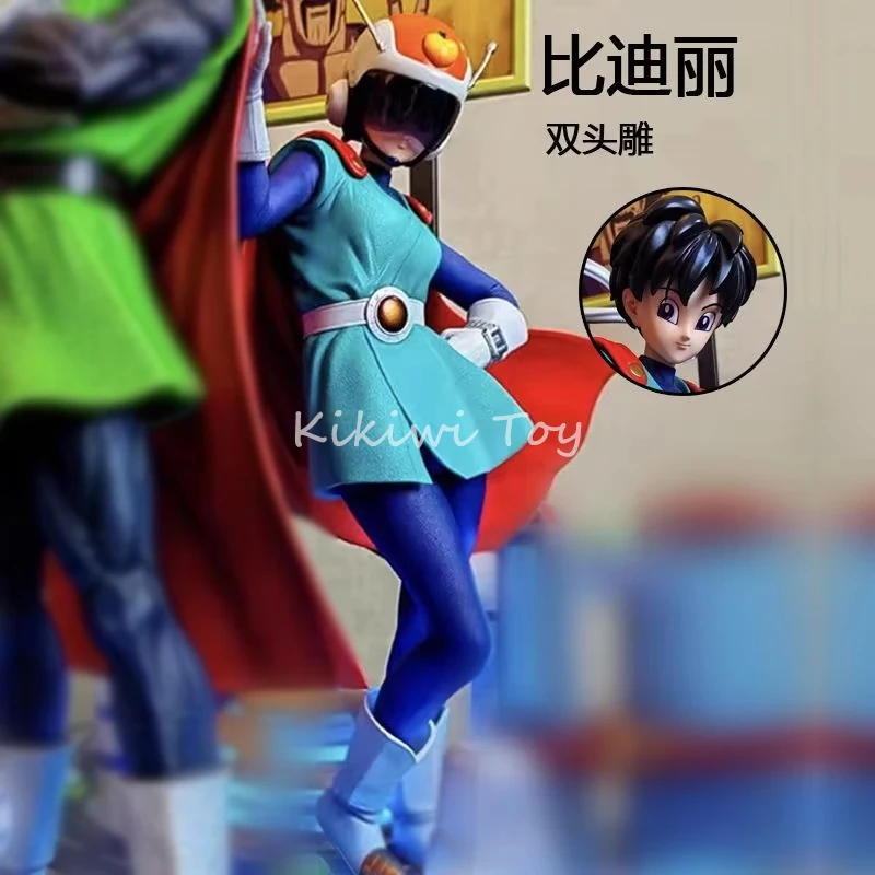 

New Dragon Ball Anime Figures Videl Figure 2 Heads Videl Action Figurine Pvc GK Statue Model Collection Ornament Toys Dolls Gift