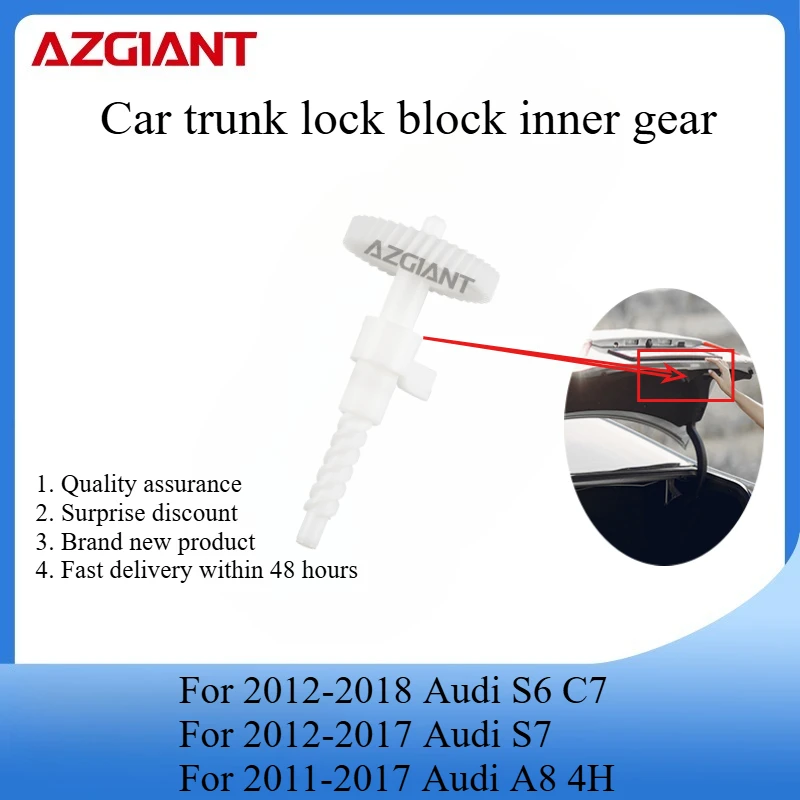 

AZGIANT Trunk lid lock actuator motor internal gear for 2012-2018 Audi S6 C7/S7 2012-2017/A8 4H 2011-2017/RS4 Avant 2013-2016