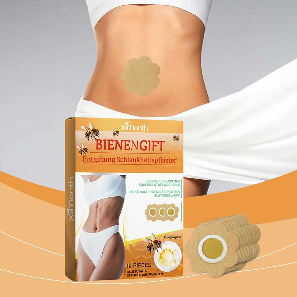 10Pc/BOX Slimming Patch Big Belly Thigh Fast Burning Fat&Lose Weight Products Natural Herbs Navel Sticker Body Shaping Patches