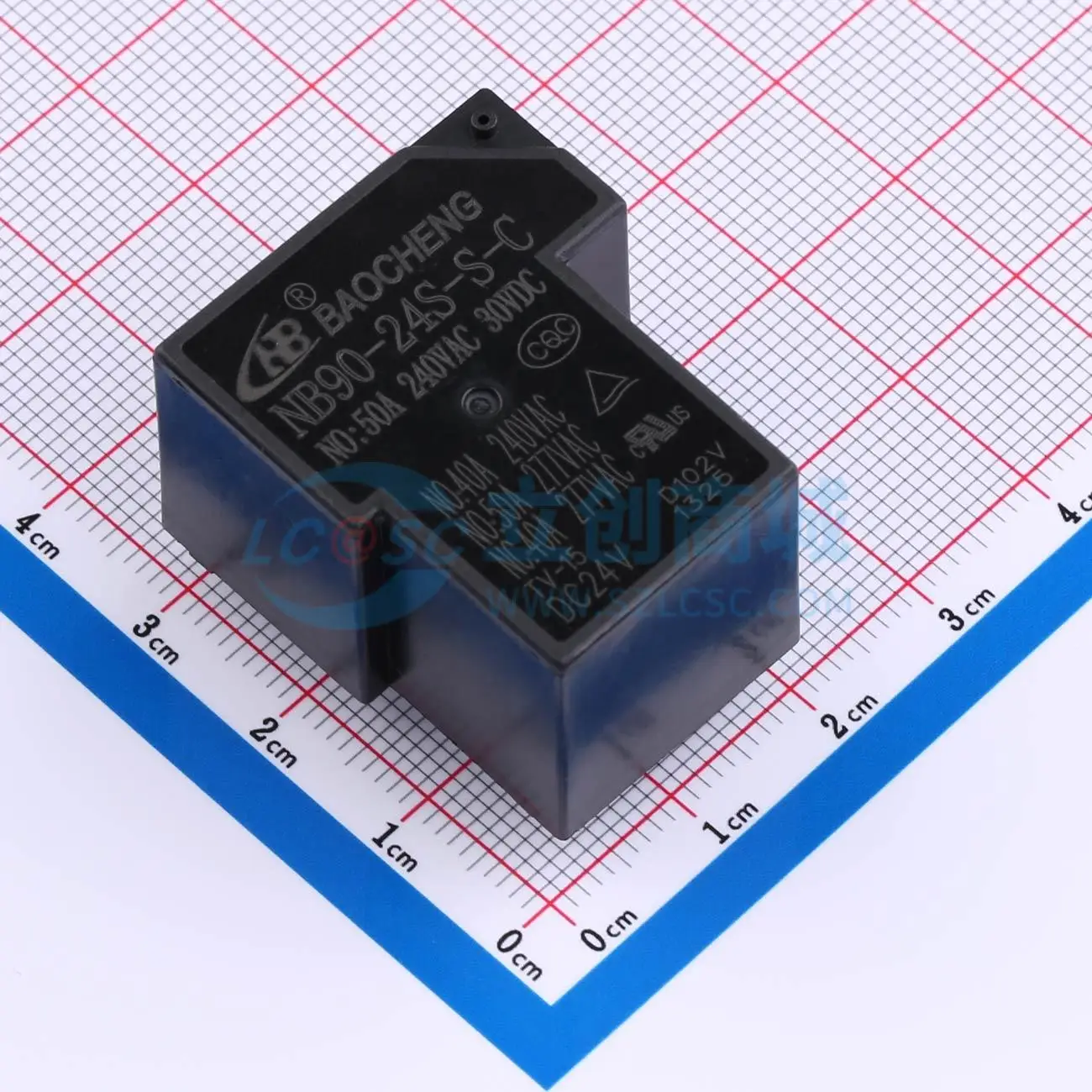 6pcs NB90-24S-S-C D102V 50A 24V SPDT Power Relay PCB Electronic Switch