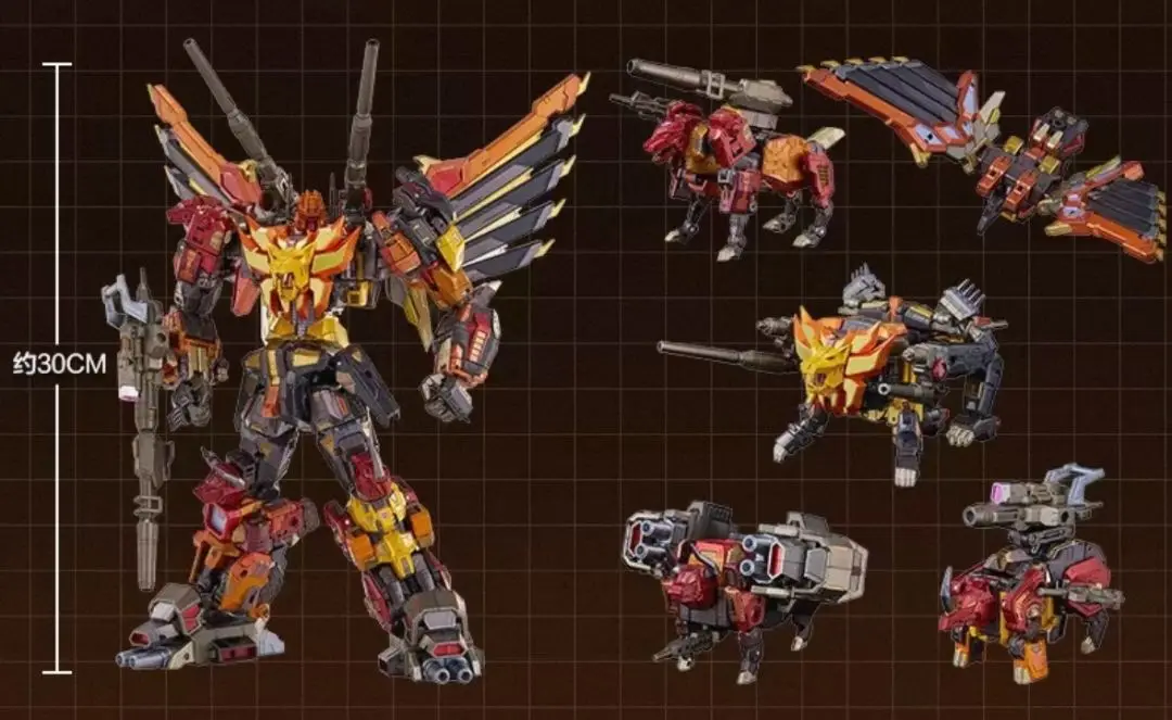 

In Stock TAKARA Transformation Toys T SPARK Steel Machine God AMT02 Soaring Into The Sky Fusion King Kong 30cm Collection Gift