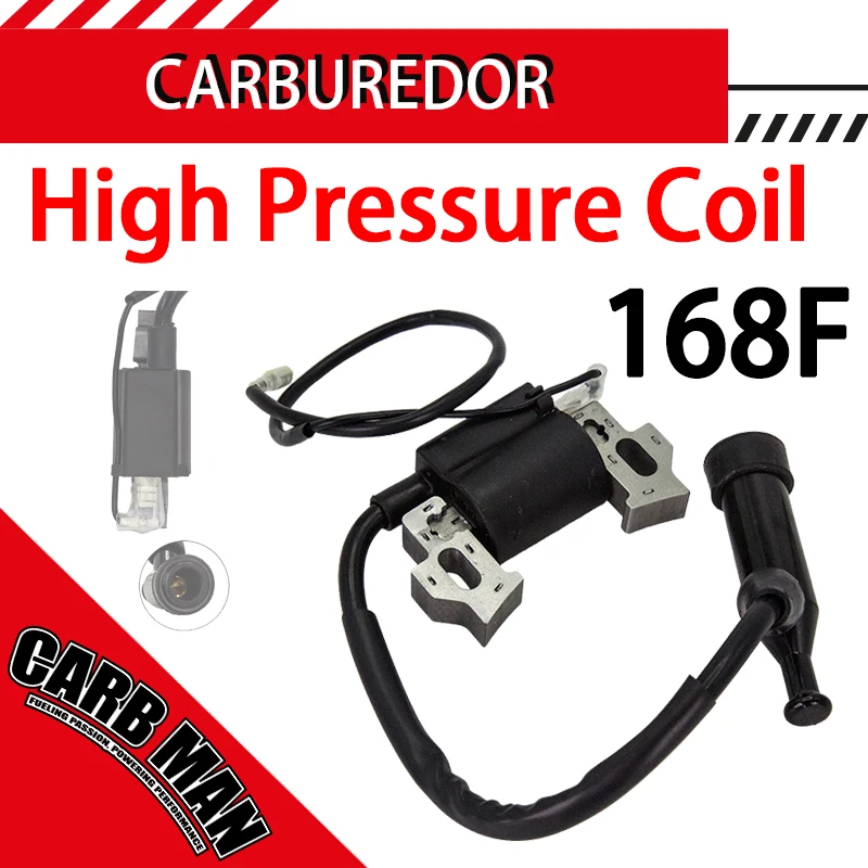 168F Generator High Pressure Ignition Coil For Honda GX160 2kw 3kw Engine 30500-ZE1-003