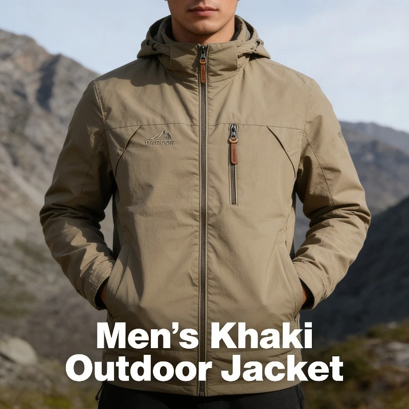 

2026 Мужская спортивная куртка, новое весенне-осеннее однотонное повседневное ветрозащитное пальто