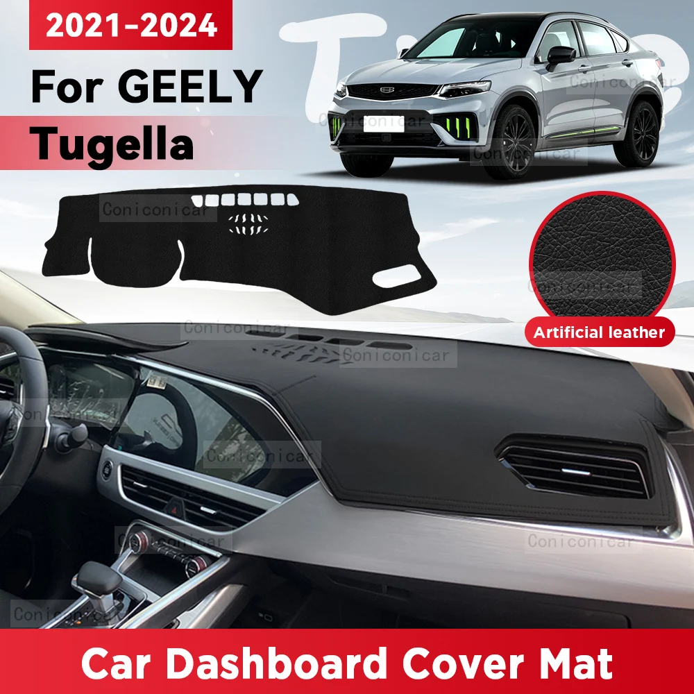 

For GEELY TUGELLA 2021-2024 Car Dashboard Cover Mat Sun Shade Pad Avoid Light Mat Instrument Desk Carpet Protection Accessories