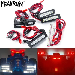 YEAHRUN LED Front Rear Light Headlight Taillight Set For 1/7 Limitless F1 RC Crawler Car Upgrade Parts