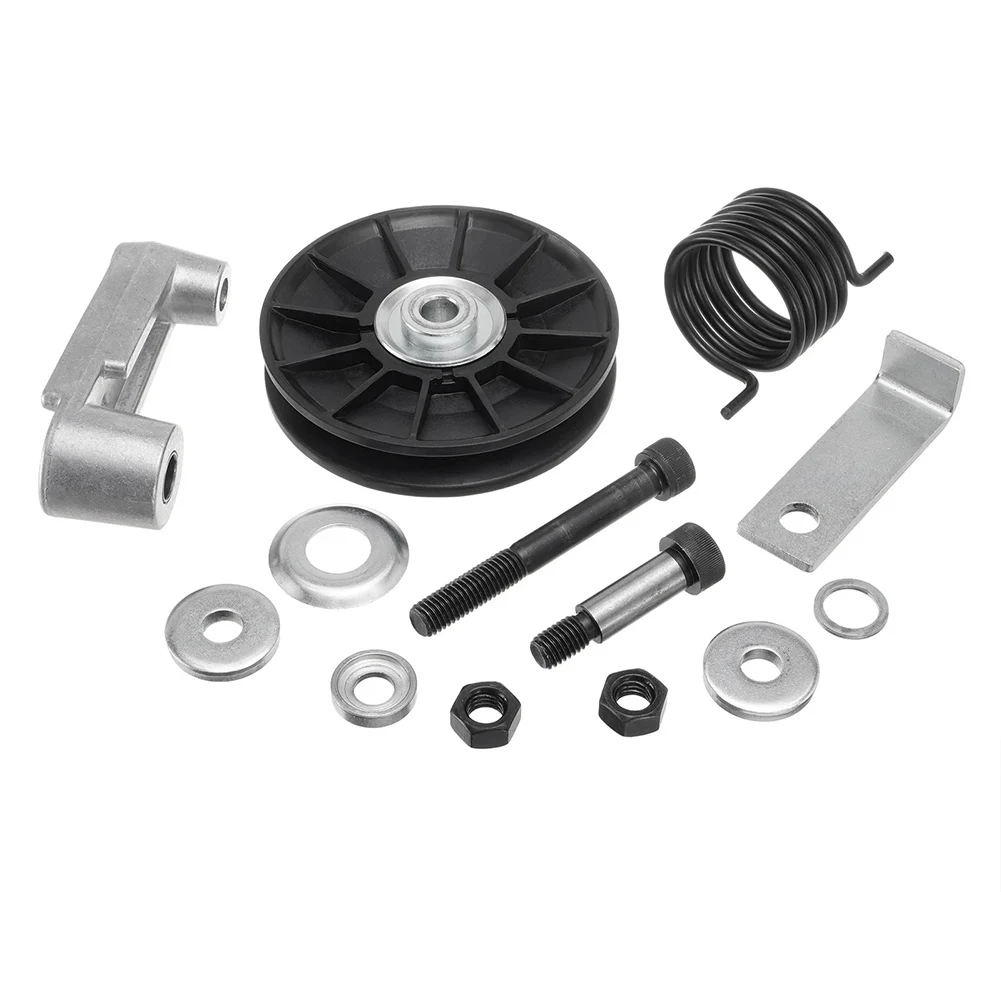 Fan Pulley Tensioner Kit for Bobcat 653 753 763 773 853, 6662997 6702474, Metal, High-Strength, Rust Resistant, Easy Install