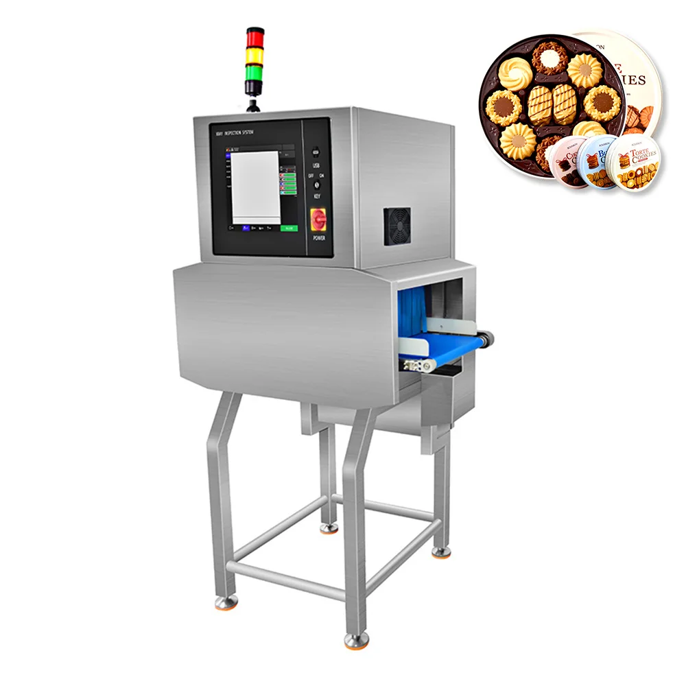 High Sensitivity Digital X-Ray Food Industry Food Metal Detector Machine Foreign Object Inspection Equipped