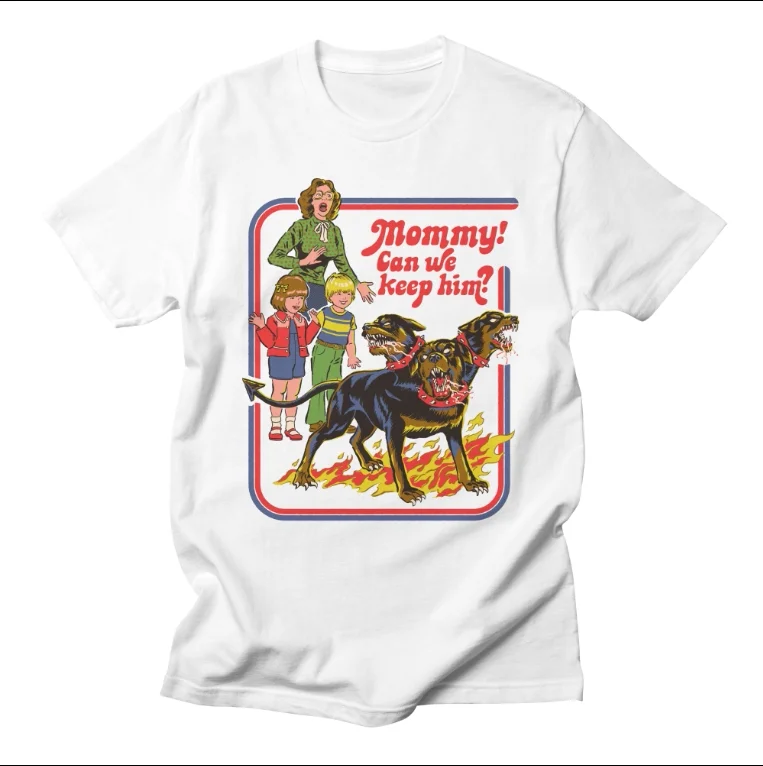 Classic Cartoon Anime, European and American Style Illustration, High Street Casual T-shirt, Men's and Women's Luxury  Top