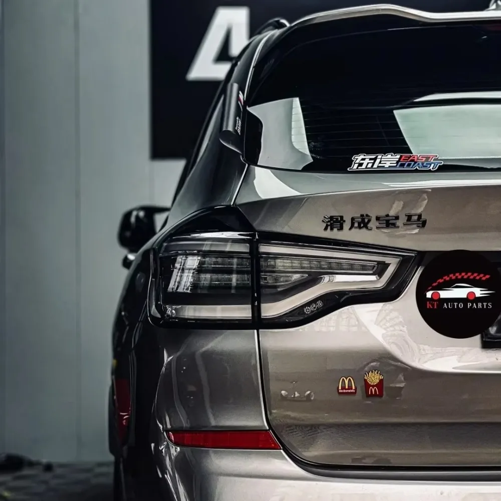 A Set Clear Taillights For BMW F97 X3M Venom LED Taillights Handmade Modify Taillights