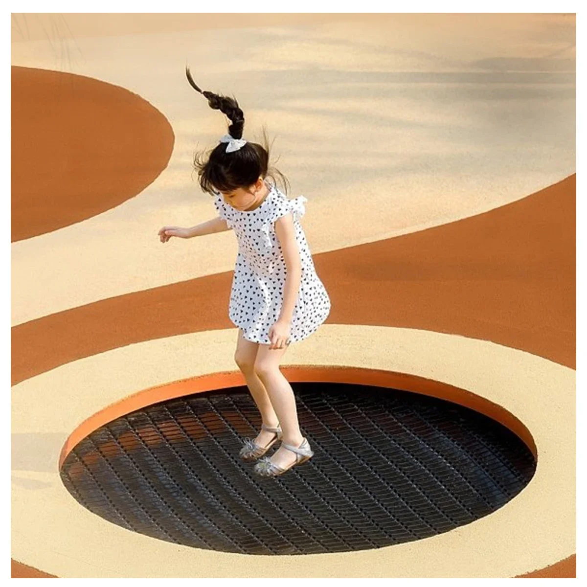 Large Professional Inground Trampoline Land Floor Ground Elastic Garden Trampoline Outdoor Adults Near Me for Sale