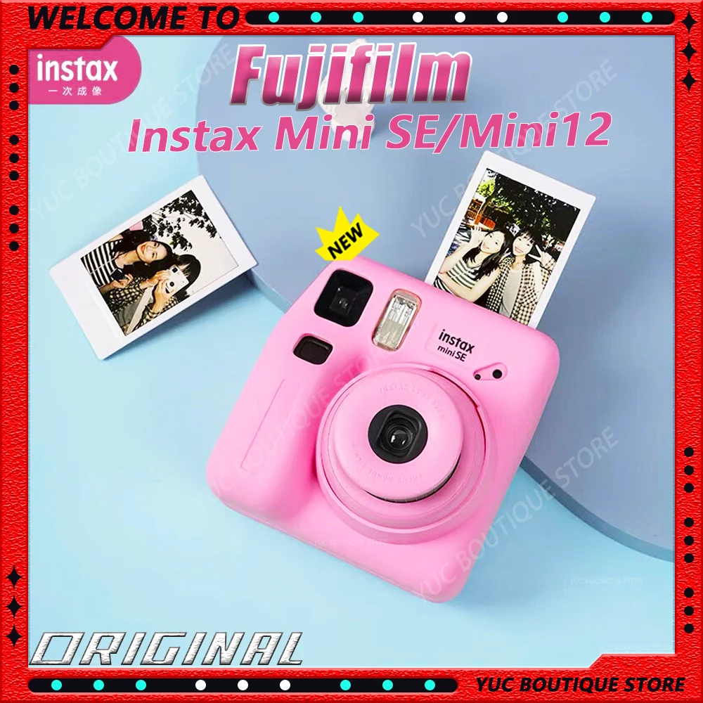 

New FUFILM Camera Instax Mini SE/Mini12 Camera With Camera Bag Set Optional Fufilm Instax Mini Film Photo Paper
