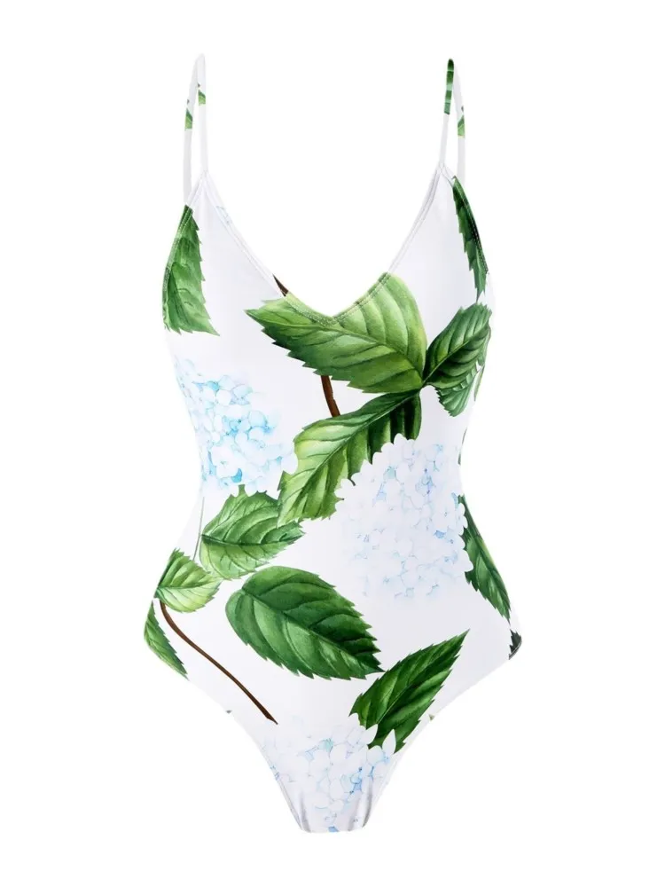Vintage Women Swimwear One Piece Swimsuit Luxury Bikini Backless Beach Dress Designer Bathing Suit Summer Surf Wear Beachwear