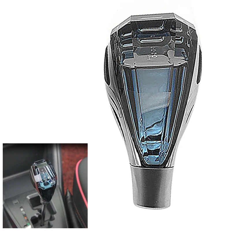 Car Universal LED Crystal Handles Automatic Gear Shift Knob Lever Stick Head For Toyota Honda Hyundai Nissan