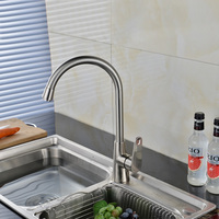 Becola Single person cold water stainless steel kitchen faucet, sink, vegetable washbasin, swivel faucet