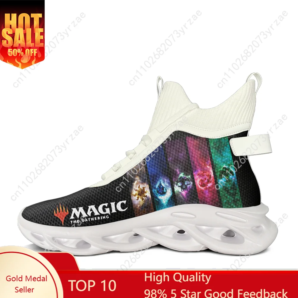 

Magic The Gathering High Top Flats Sneakers Men Women Teenager Sneaker High Quality Personalized Casual Shoe Custom Made Shoes