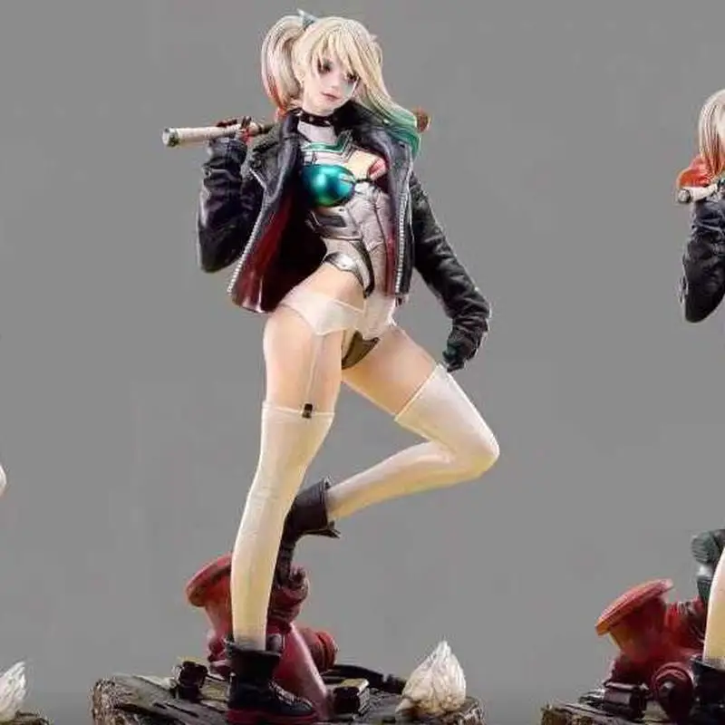 

Новый Fanart 1/6 Harley Quinn Cos Asuka аниме фигурка Slap Clown Girl Asuka Gk статуя модель ручной работы игрушка в подарок