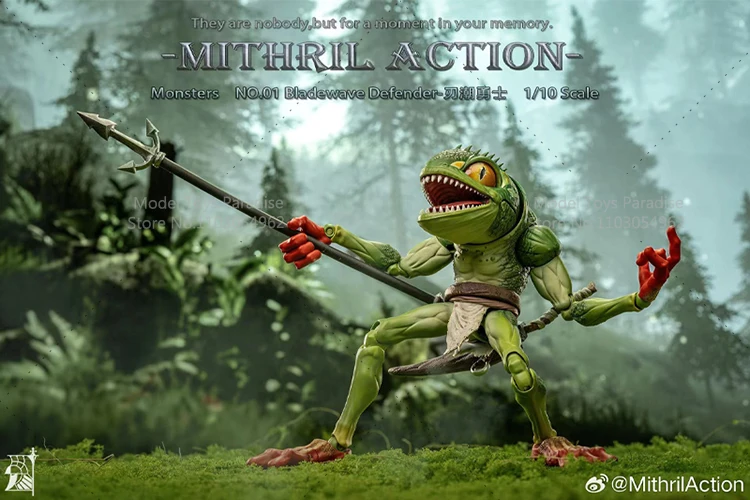 Mithril Studio 1/10 ألعاب قابلة للجمع أنيمي الأسماك الناس نجاح باهر فيشمان قبيلة المحارب رؤساء آرتشر عمل نموذج لجسم الهدايا