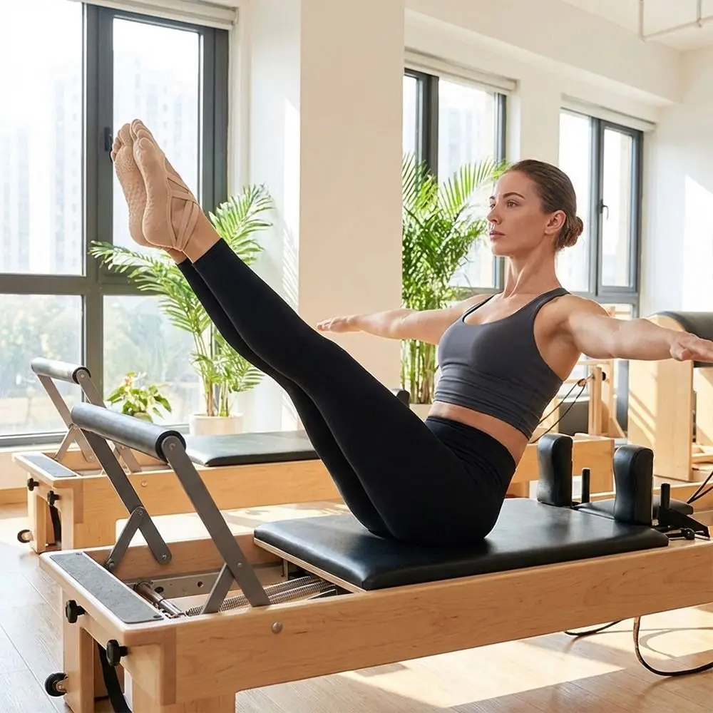 

Multicolor Anti Slip Pilates Socks Cotton Silicone Grip Non-Slip Yoga Sock Non-Slip Sole Strap Bandage Bandage Ballet Sock