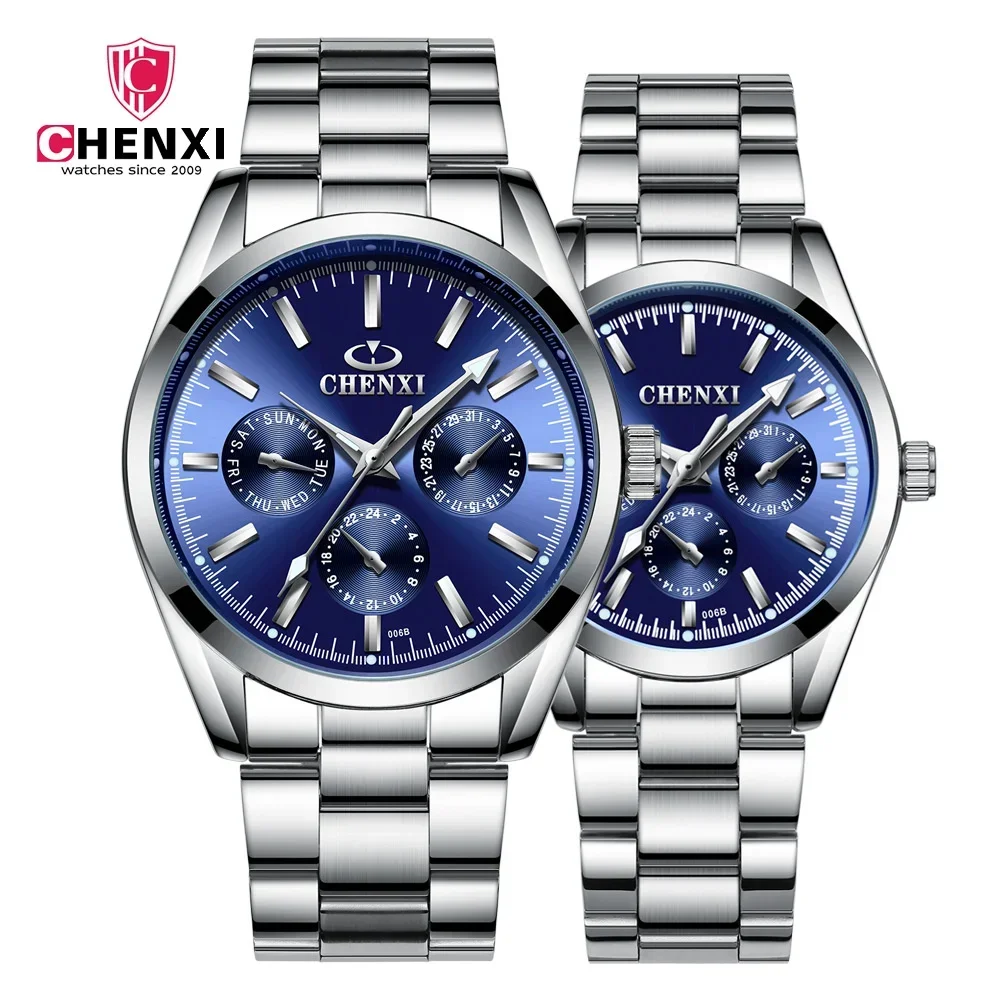 Chenxi 006B Hot Selling Men\'s Quartz Couple Sports Watch Clock Women Watches Man Relogios Feminino  Mens Watches