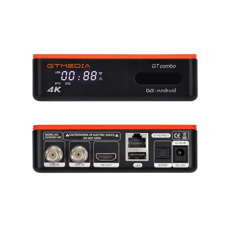 GTMEDIA GT COMBO Amlogic S905X3 TV Box DVB-S2/T2/C 2G Ram 16G Rom 2,4G 5G WiFi BT4 4K Android 9,0 DVB S2 T2 Pk GTC GTS