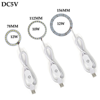 1.5M DC5V LED Online Touch Dimmer Controller Cable with 3colors Ring Light Board light source LED Dimmable 10W 12W.