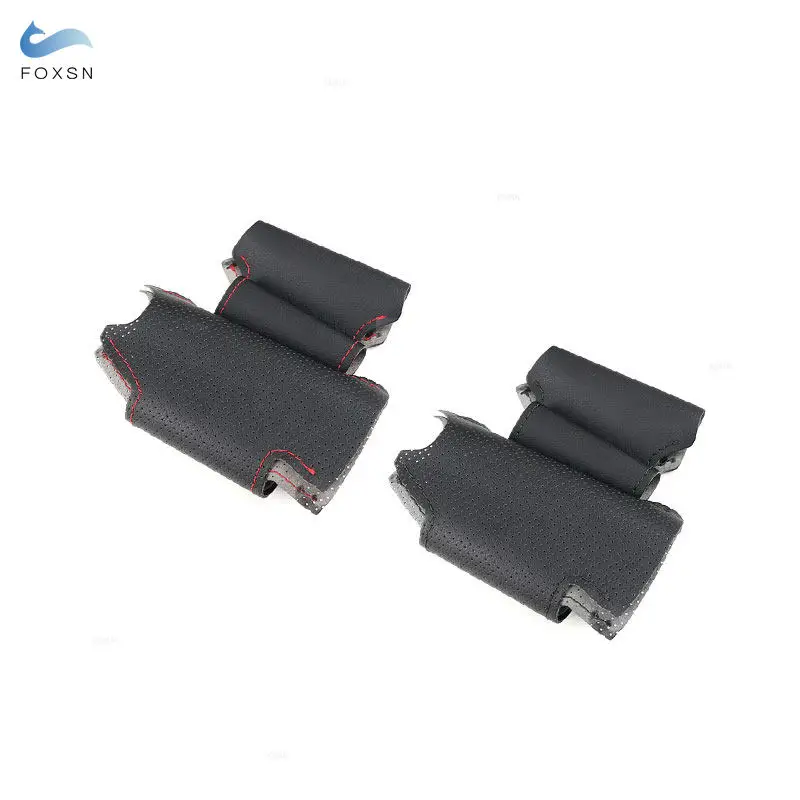 ل ايسوزو D-Max MU-X 2013-2020 هولدن كولورادو الاتحاد الأفريقي 2012-2019 مثقب الجلود تصفيف السيارة الداخلية غطاء عجلة القيادة الكسوة #2