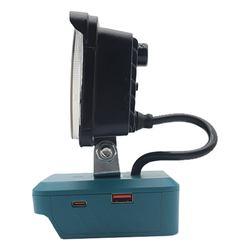 في الهواء الطلق LED ليثيوم ضوء العمل موقع إصلاح السيارات التخييم ليلة الصيد بطارية الكشاف مصباح التعدين لبطارية ماكيتا 1830 #6