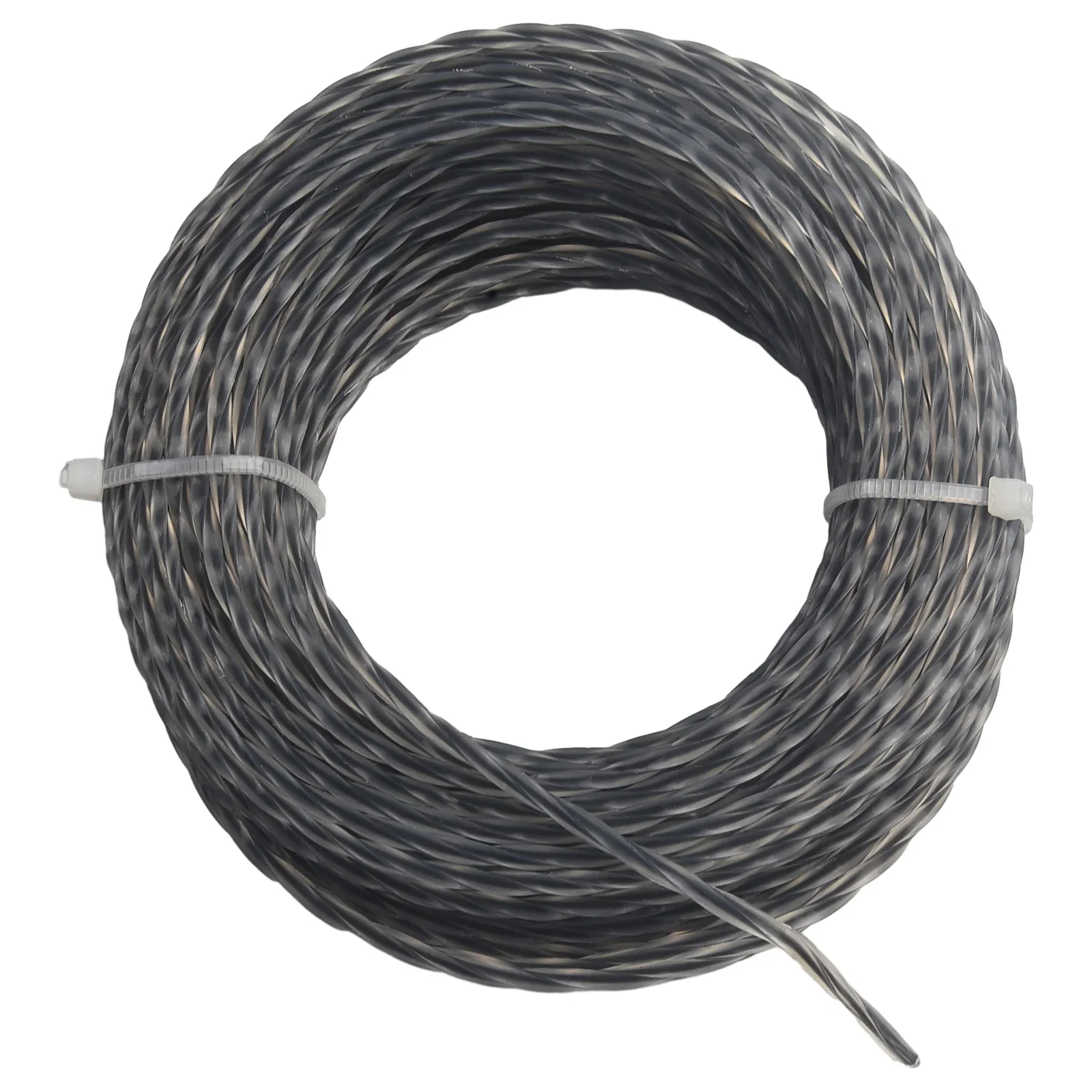 For 2 Sets Corereinforced Nylon Trimmer Line For 2 0mm & 3 0mm x 15m Each Spool for Electric Handheld Trimmers and Brushcutters