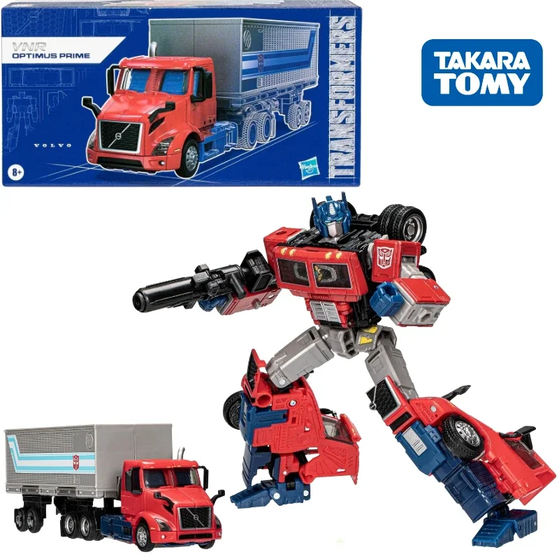 

In Stock Takara Tomy Transformers G Series Linkage Volvo VNR Optimus Prime Robot Anime Action Model Toys Gift