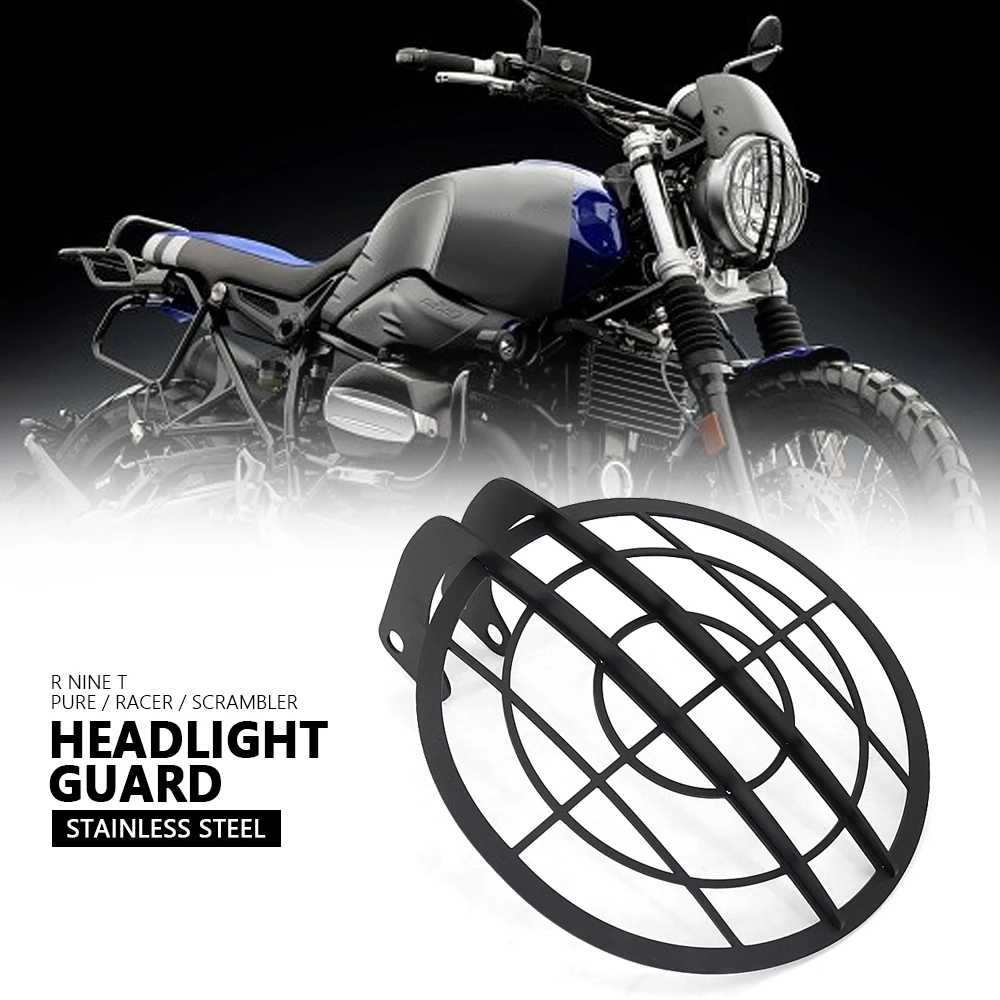 

For BMW RNINET Racer R NineT Scrambler Rninet Pure Motorcycle Headlight Head Light Guard Protector Cover Protection Grill R9T