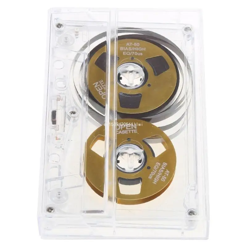 

Metal Tape Standard Cassette Blank Tape with 50 Minutes Long Recording Dropship