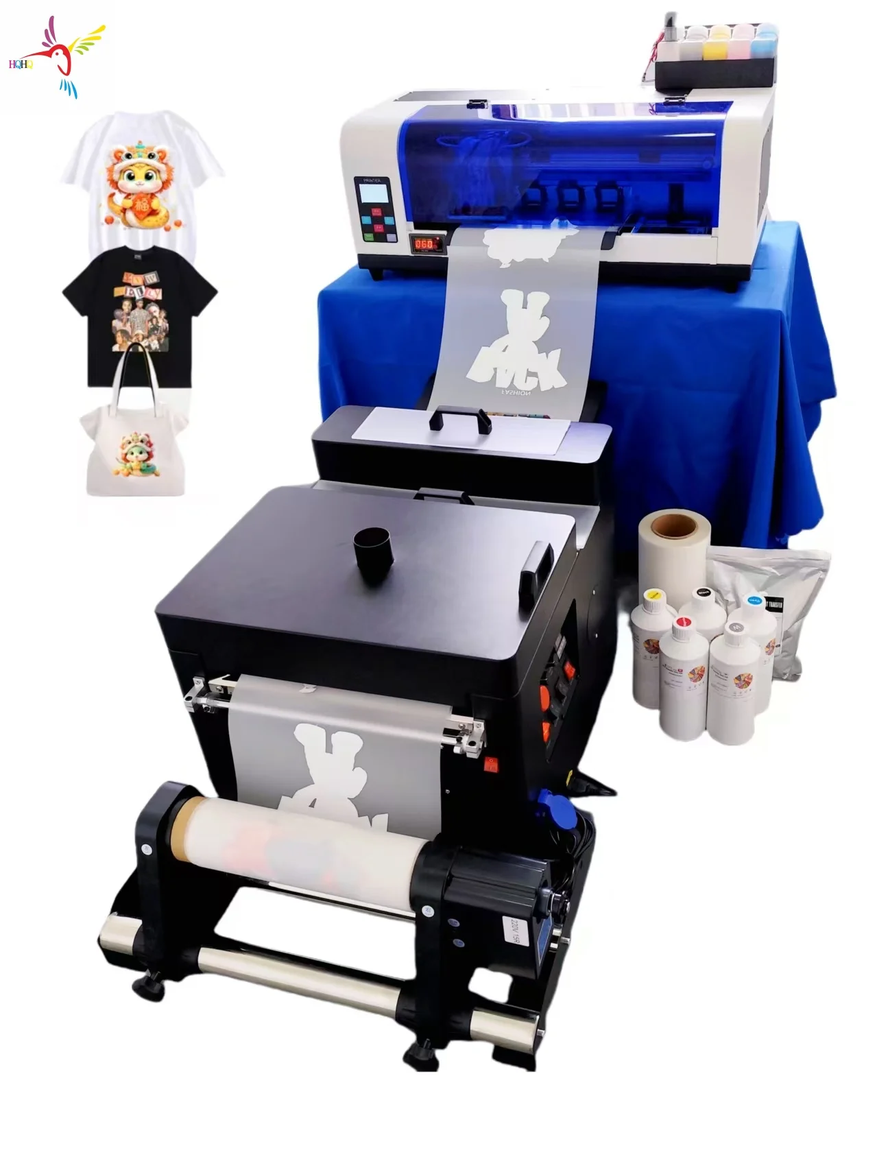 

A3+xp600 Printhead DTF Printer with shaking Dryer 1set For T-shirts,Sportswear,Fashion garments