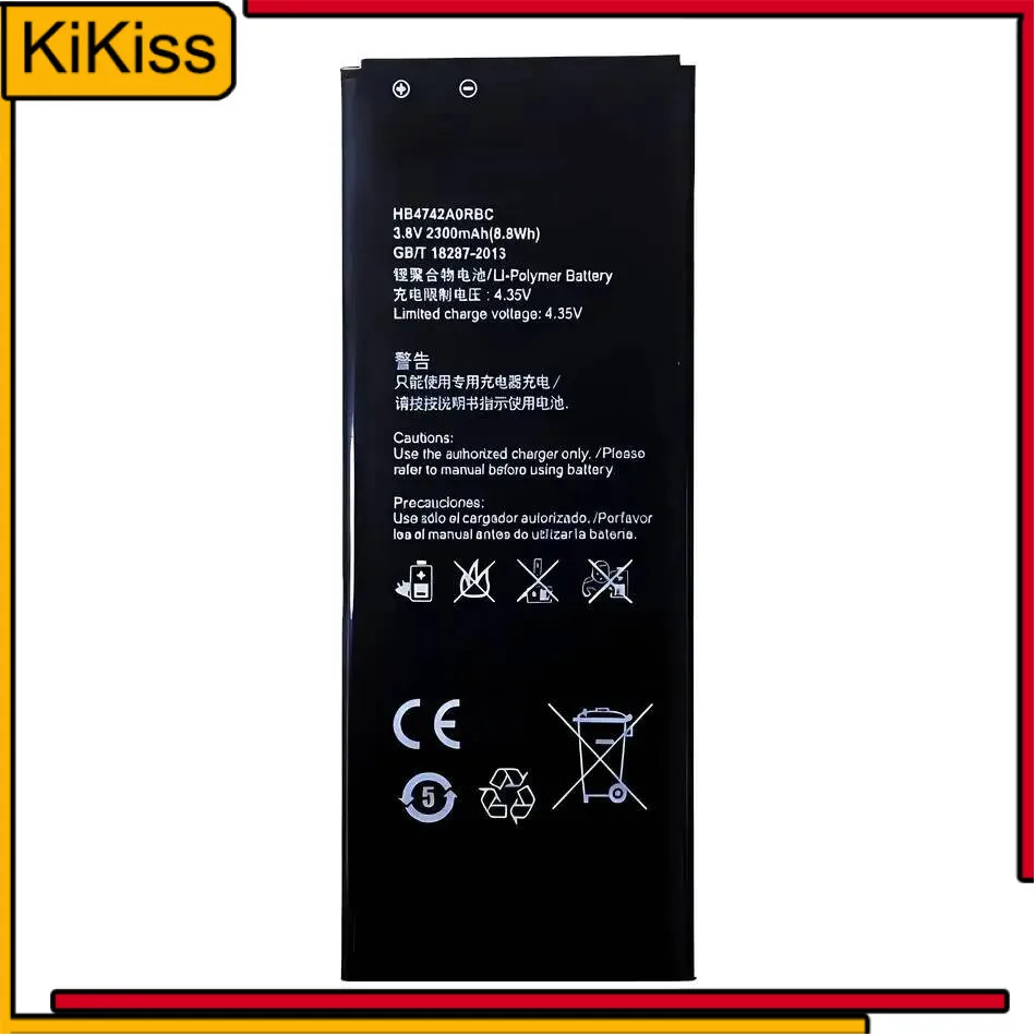 

Mobile Phone Battery HB4742A0RBC HB4742A0RBW 2300Mah For Huawei Honor 3C G730 G740 H30-T00 H30-T10 H30-U10 H30