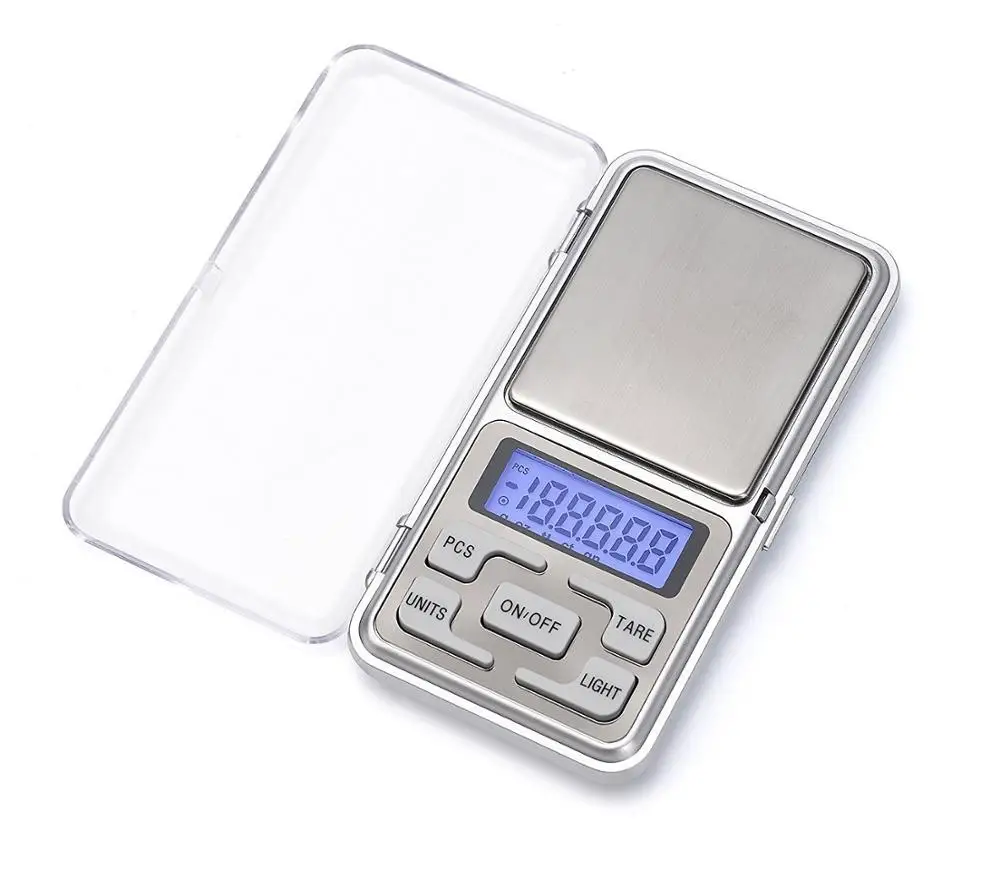 

Mini Scale 500g/300g/200g/100g X 0.01g /0.1g Accuracy Electronic Digital Precision Jewelry Scales Pocket Scale Balance for gold